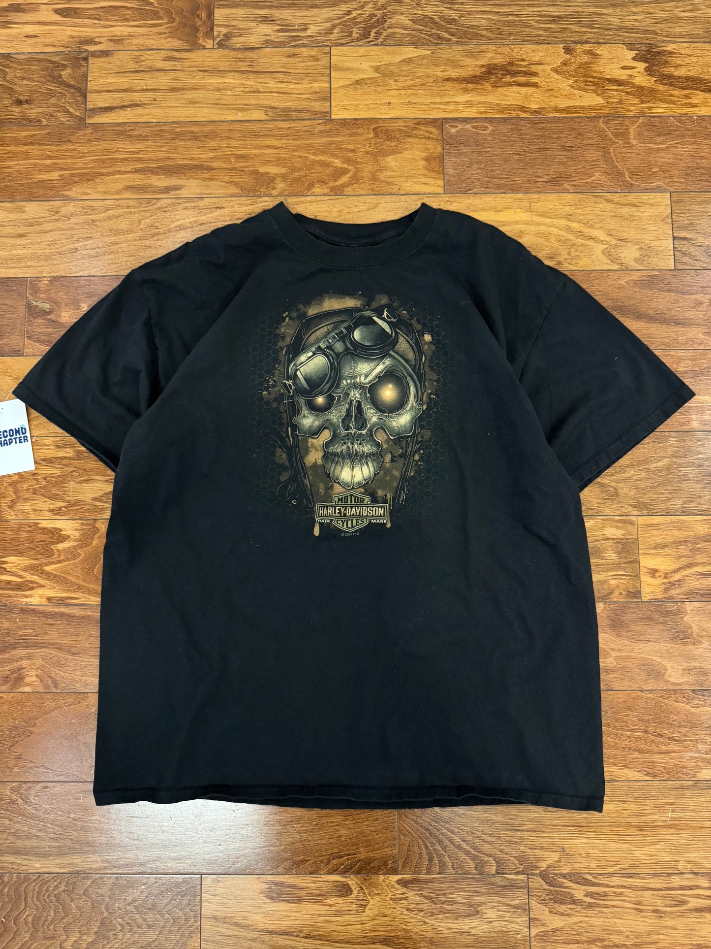 Harley Davidson Zombie Skull Graphic Tee (XL)