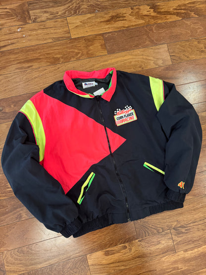 90s Kellogg's Corn Flakes Nascar Racing Windbreaker (XL)