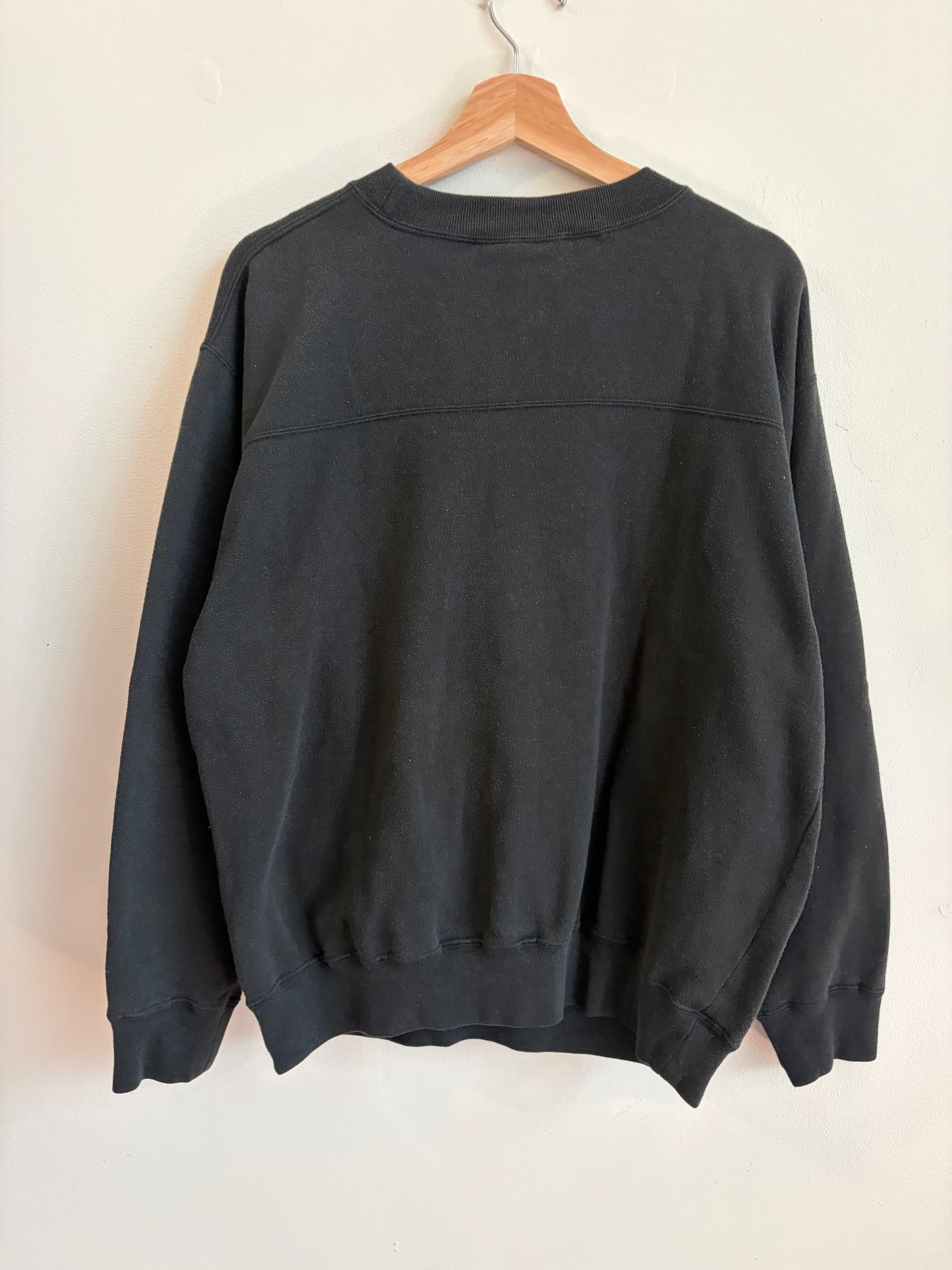 90s Carolina Panthers Lee Embroidered Helmet Crewneck (M)