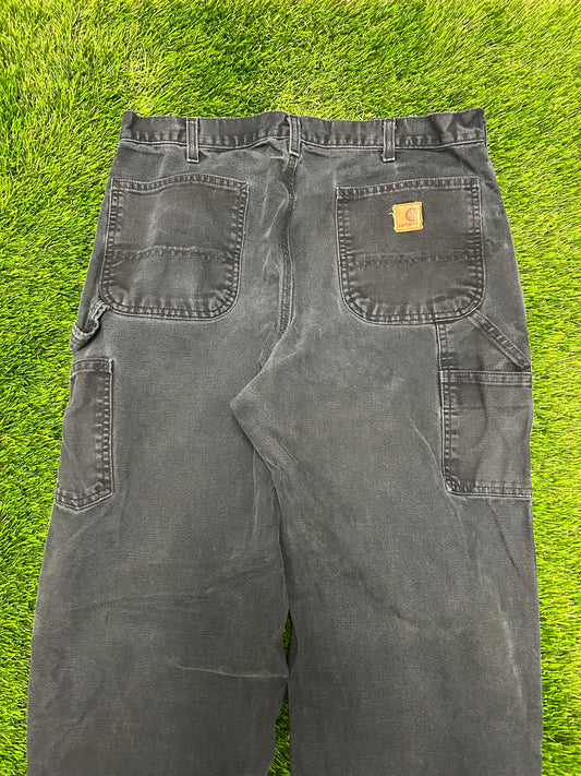00s Vintage Carhartt Navy Carpenter Pants (34 x 32)