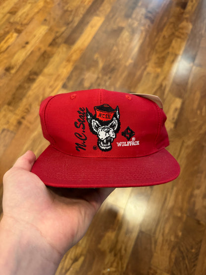90s NC State Wolfpack Deadstock Spell Out Hat (OS)