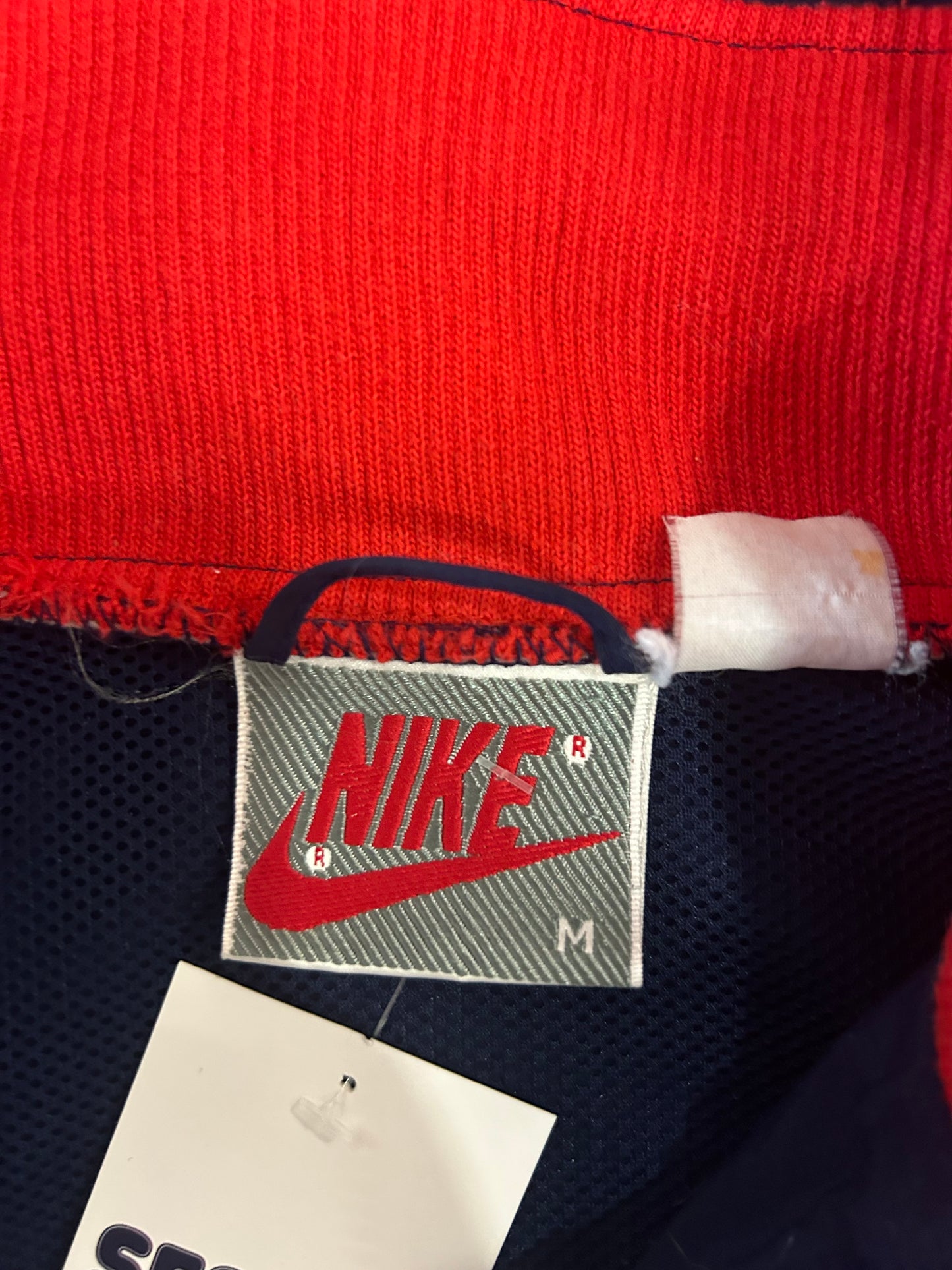 90s Nike Vintage Red/Navy Windbreaker (M)