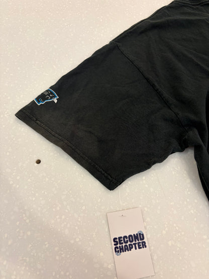 1999 Carolina Panthers Lee Faded Black Tee (XL)
