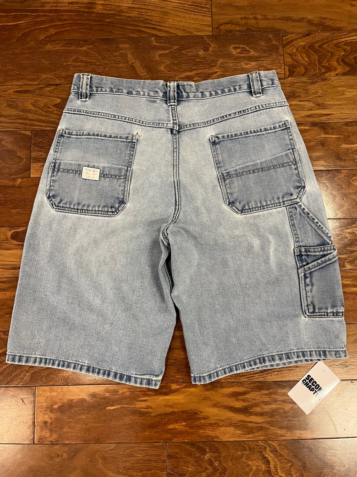 2005 Old Navy Carpenter Distressed Baggy Shorts (36)