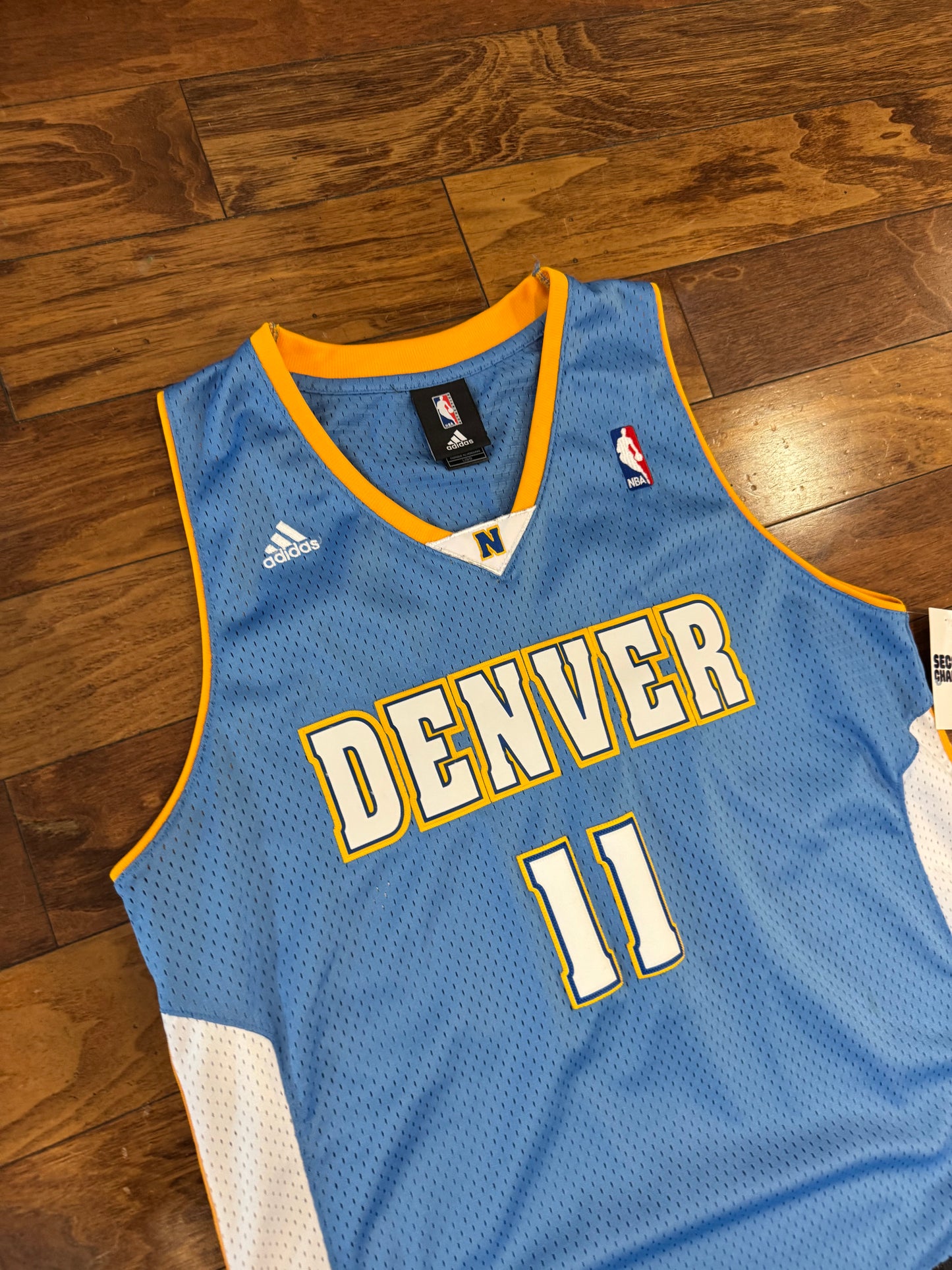 00s Chris Andersen "Birdman" Denver Nuggets Jersey (L)