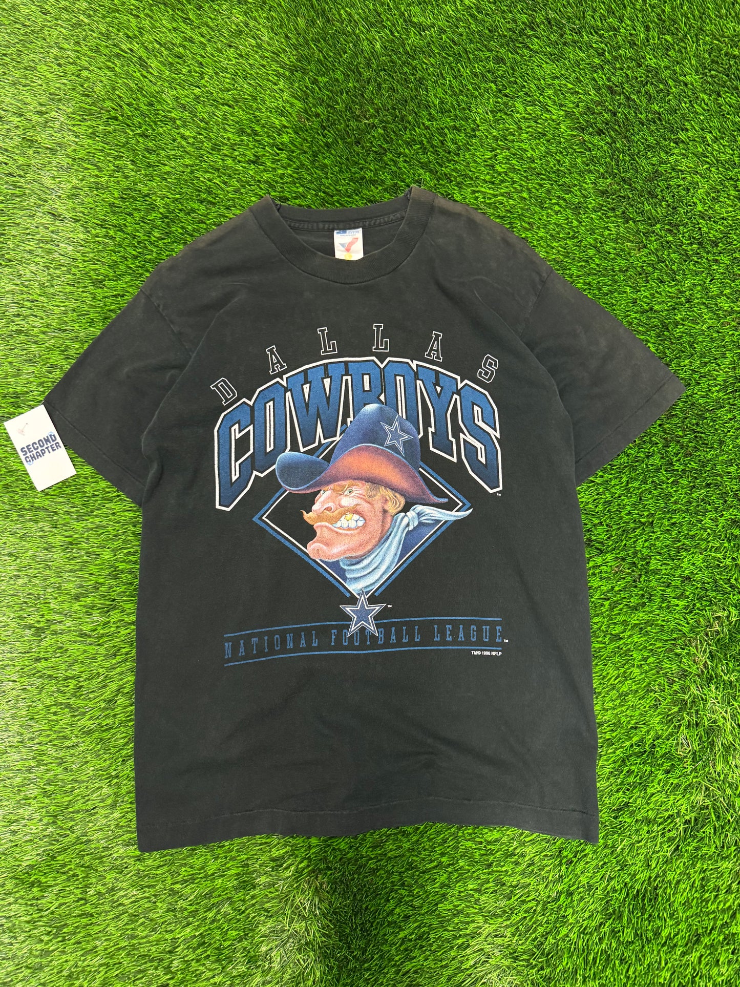 1996 Dallas Cowboys Big Face Graphic Tee (L)