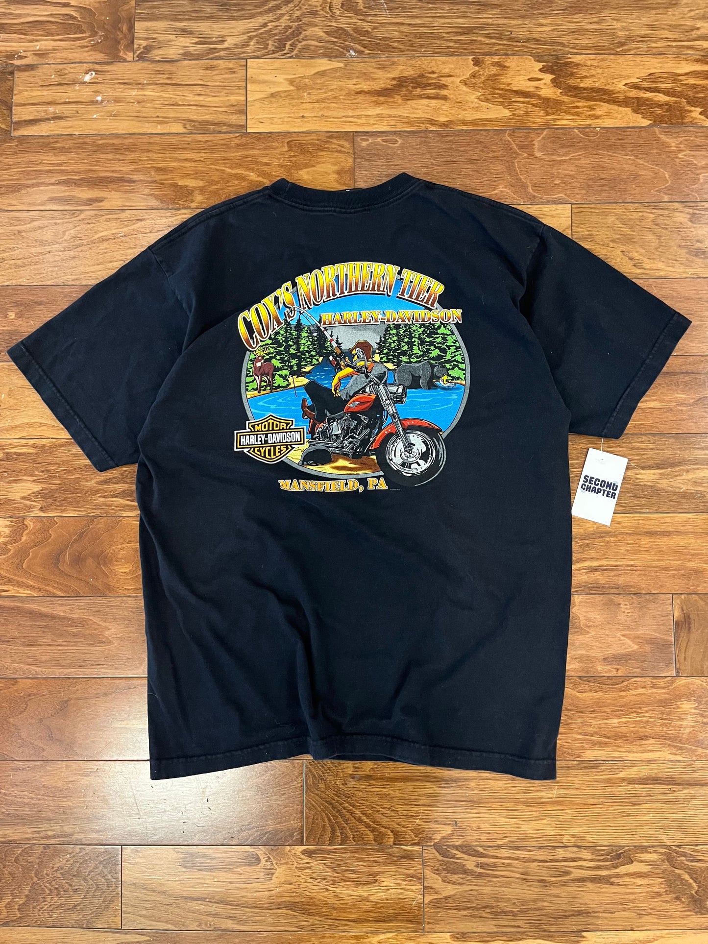 2008 Harley Davidson Mansfield, PA Pocket Tee (XL)