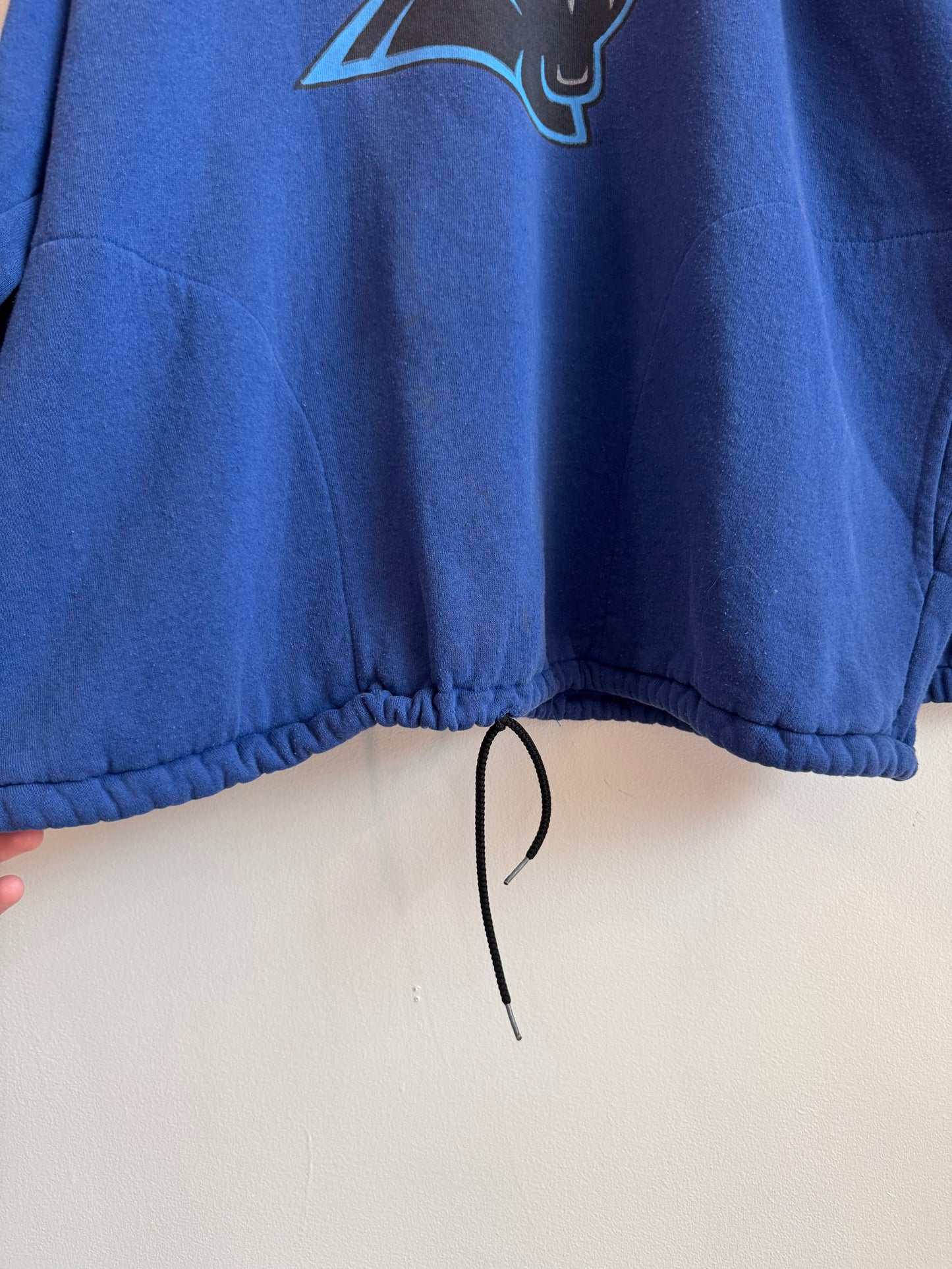 90s Carolina Panthers Dark Blue Hoodie (XL)