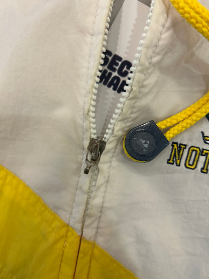 90s Notre Dame Apex Embroidered Windbreaker (Youth L)
