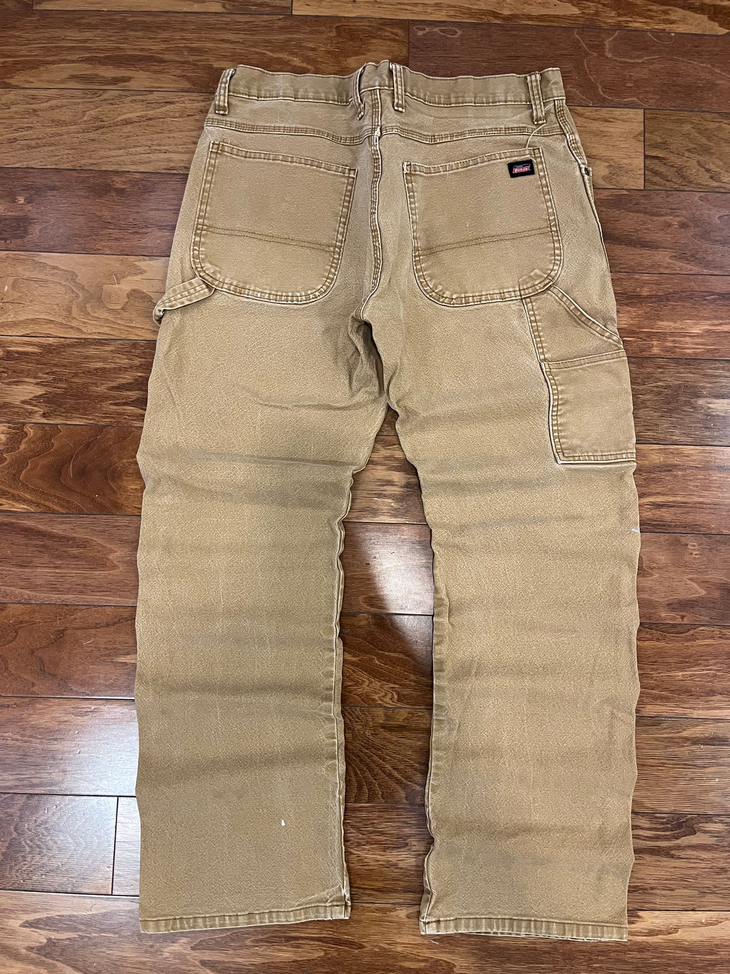 00s Dickies Black Tab Tan Carpenter Pants (34 x 30)