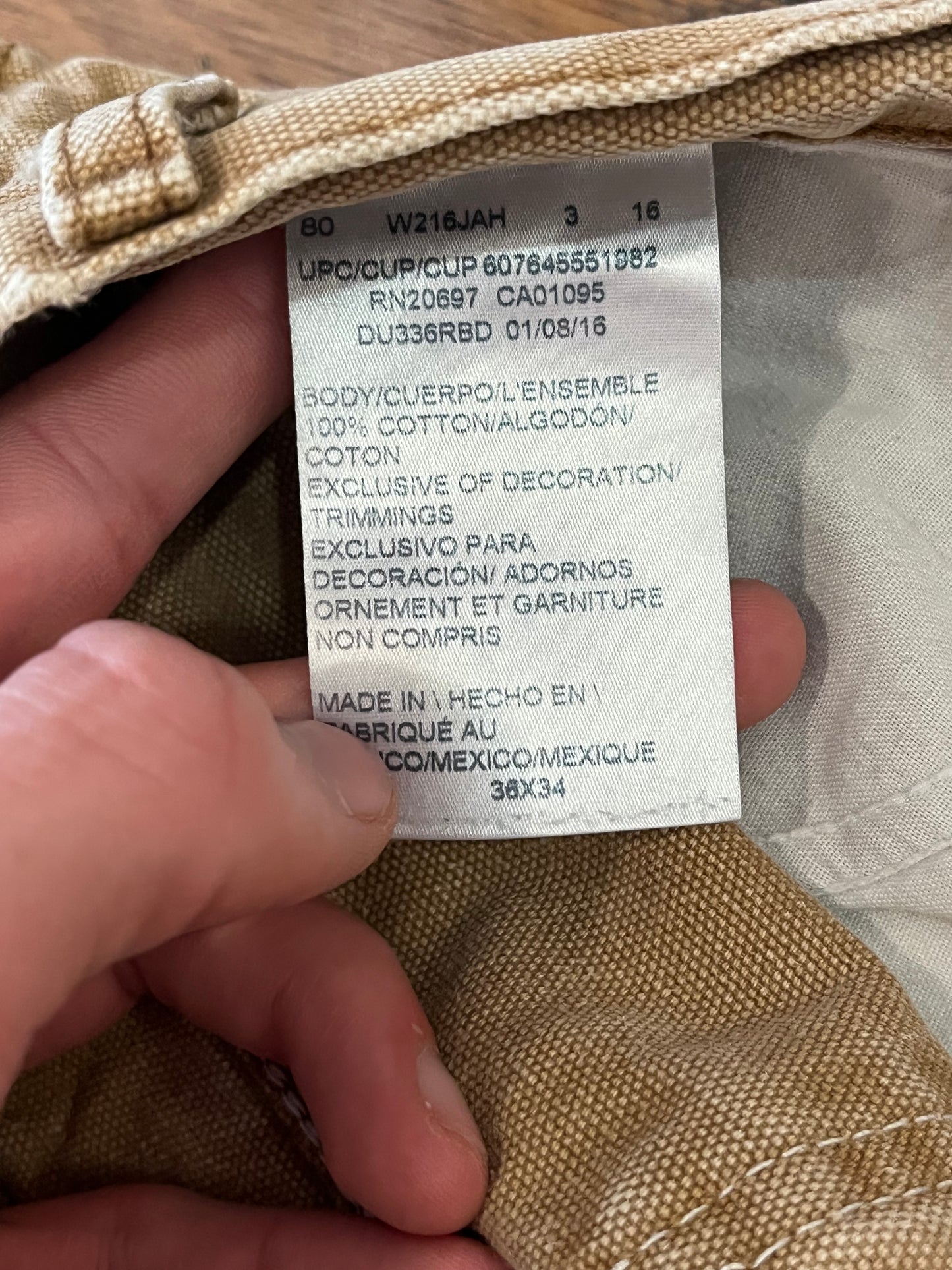 2016 Dickies Faded Carpenter Pants (36 x 34)