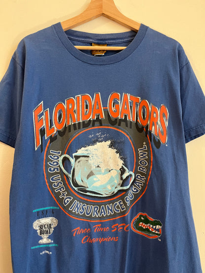 1995 Florida Gators Sugar Bowl Nutmeg Tee (M)