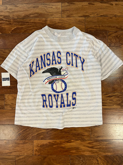 1991 Kansas City Royals Striped Tee (XL)