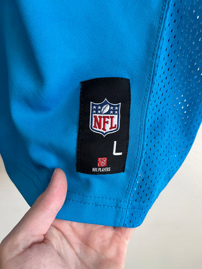 2015 Carolina Panthers Cam Newton Team Apparel Blue Jersey (Youth L)