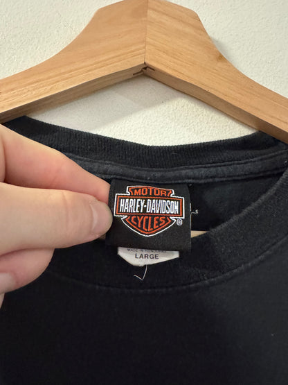 2012 Harley Davidson Screamin Eagle Pig Trail Flames Tee (L)