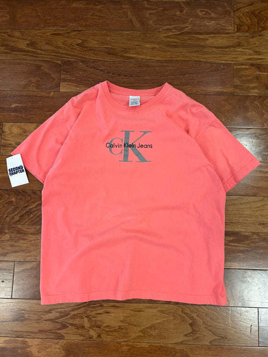 00s Calvin Klein Pink Tee (S)
