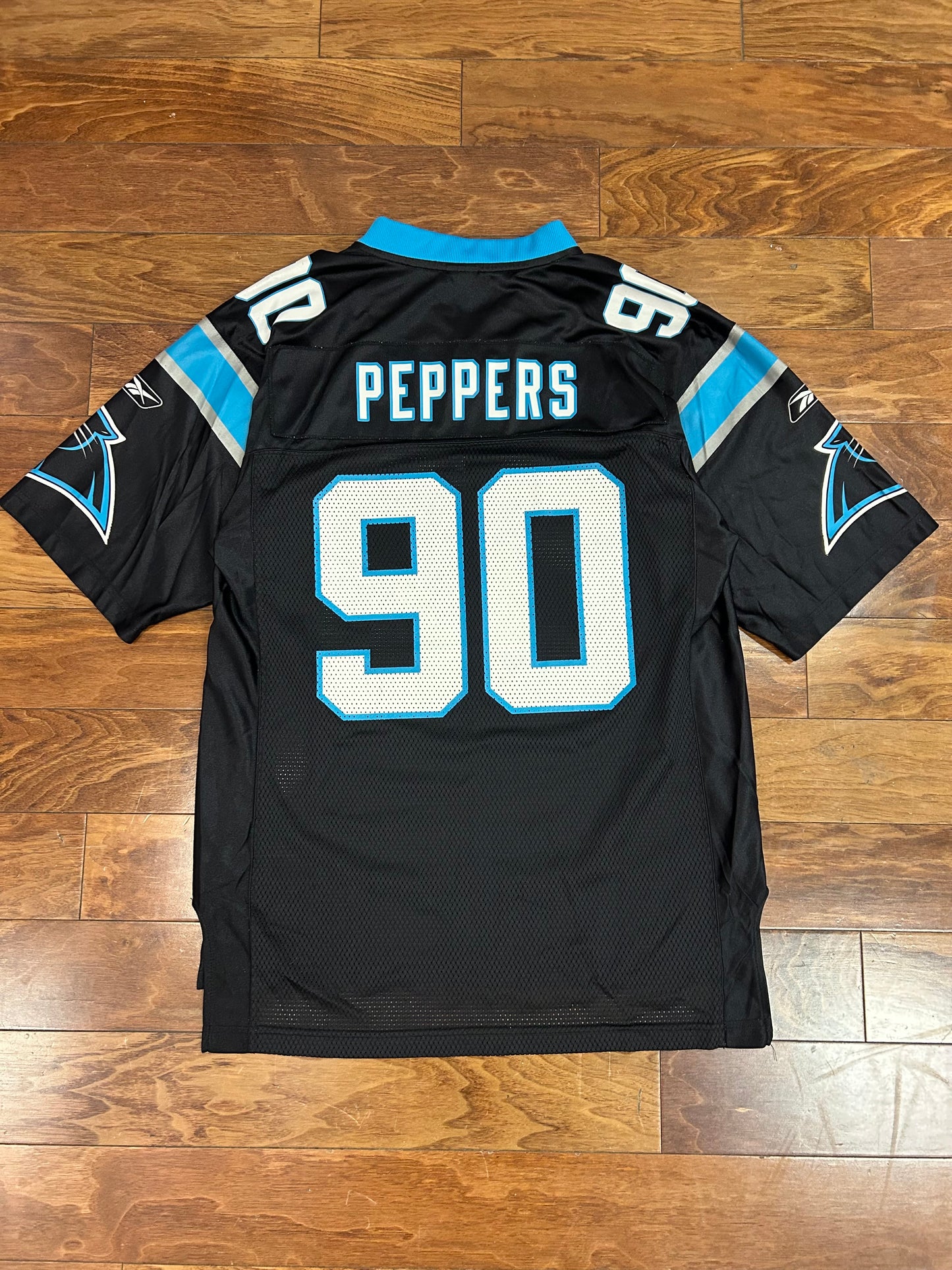 00s Carolina Panthers Julius Peppers Reebok Jersey (M)