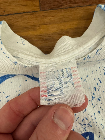 1992 Duke Blue Devils Old Mascot AOP Tee (XL)
