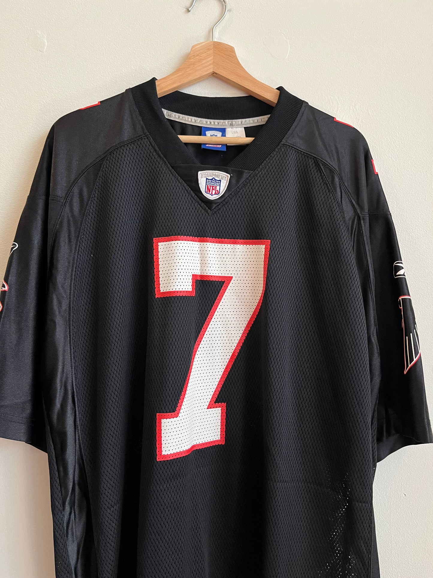 00s Atlanta Falcons Michael Vick Black Jersey (L)