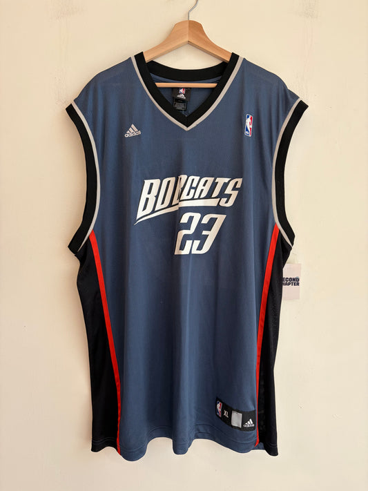 00s Charlotte Bobcats Jason Richardson Adidas NBA Jersey (XL)