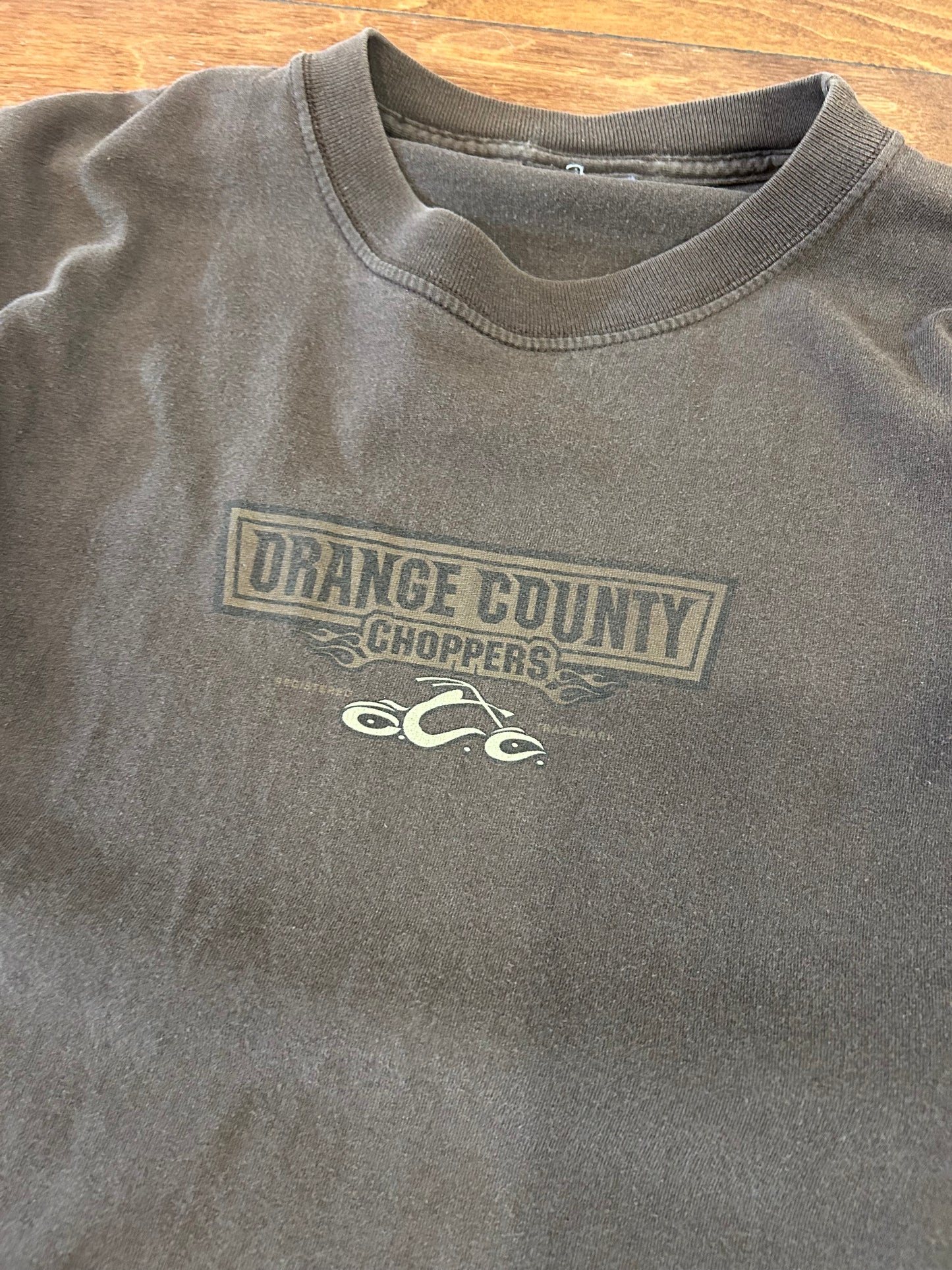 00s Orange County Choppers Mocha Tee (L)