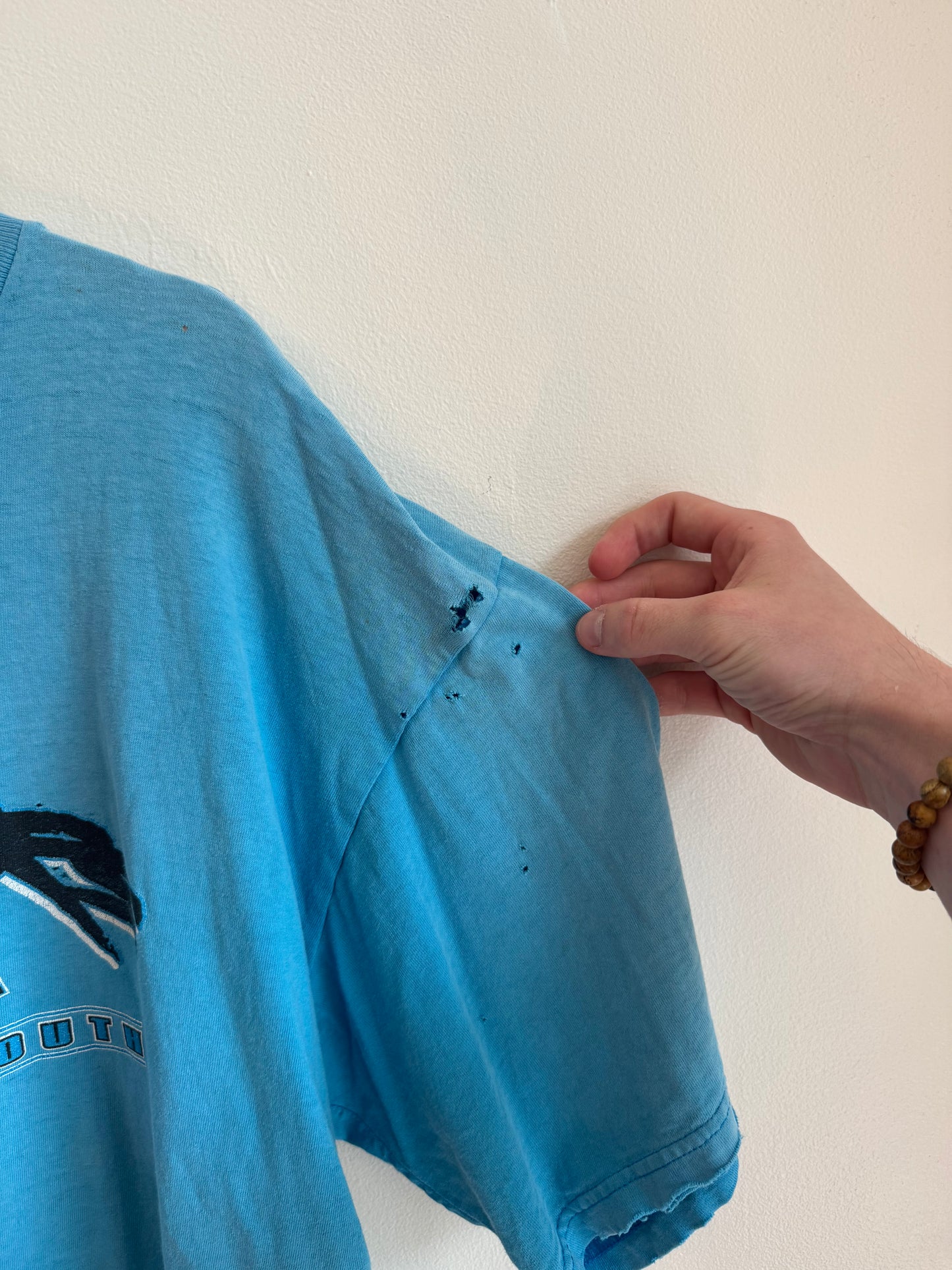 00s Carolina Panthers Crazy Faded/Distressed Tee (XL)