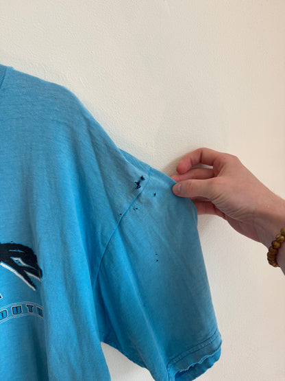 00s Carolina Panthers Crazy Faded/Distressed Tee (XL)