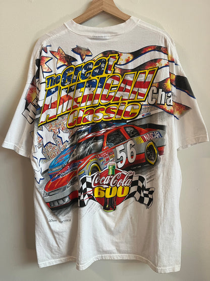 00s Nascar Lowe's Coca Cola 600 AOP Tee (XL)