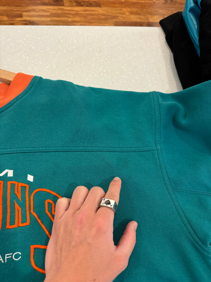 90s Miami Dolphins Embroidered Lee Sports Crewneck (XL)