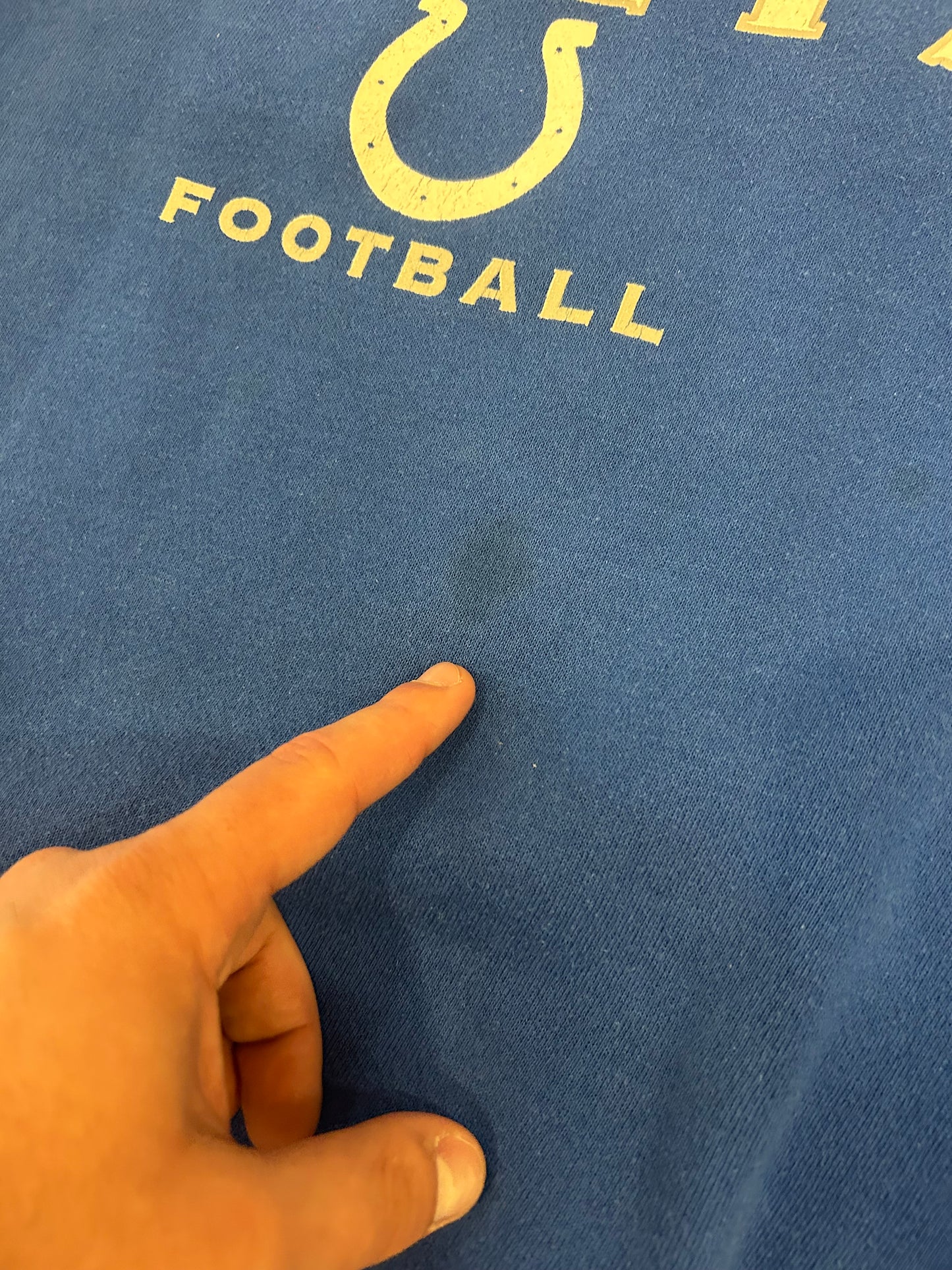 00s Indianapolis Colts Spell Out Crewneck (XL)