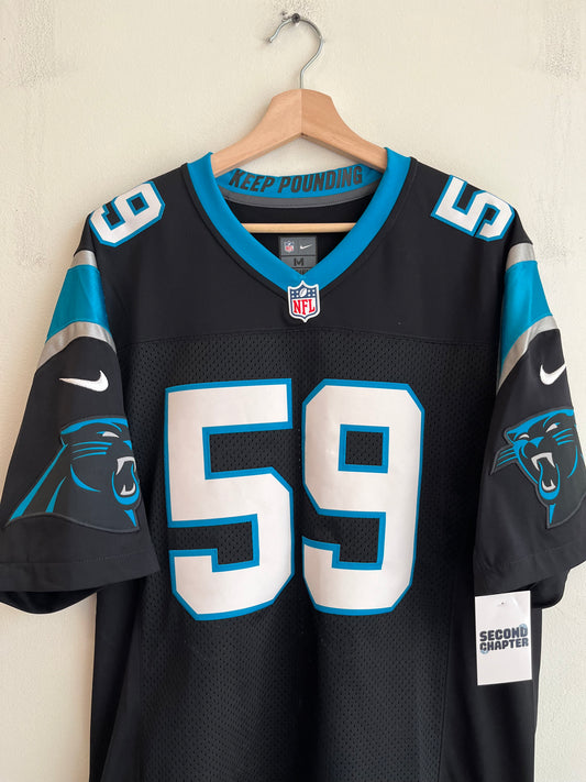 2016 Carolina Panthers Luke Kuechly Stitched Nike Home Jersey (M)
