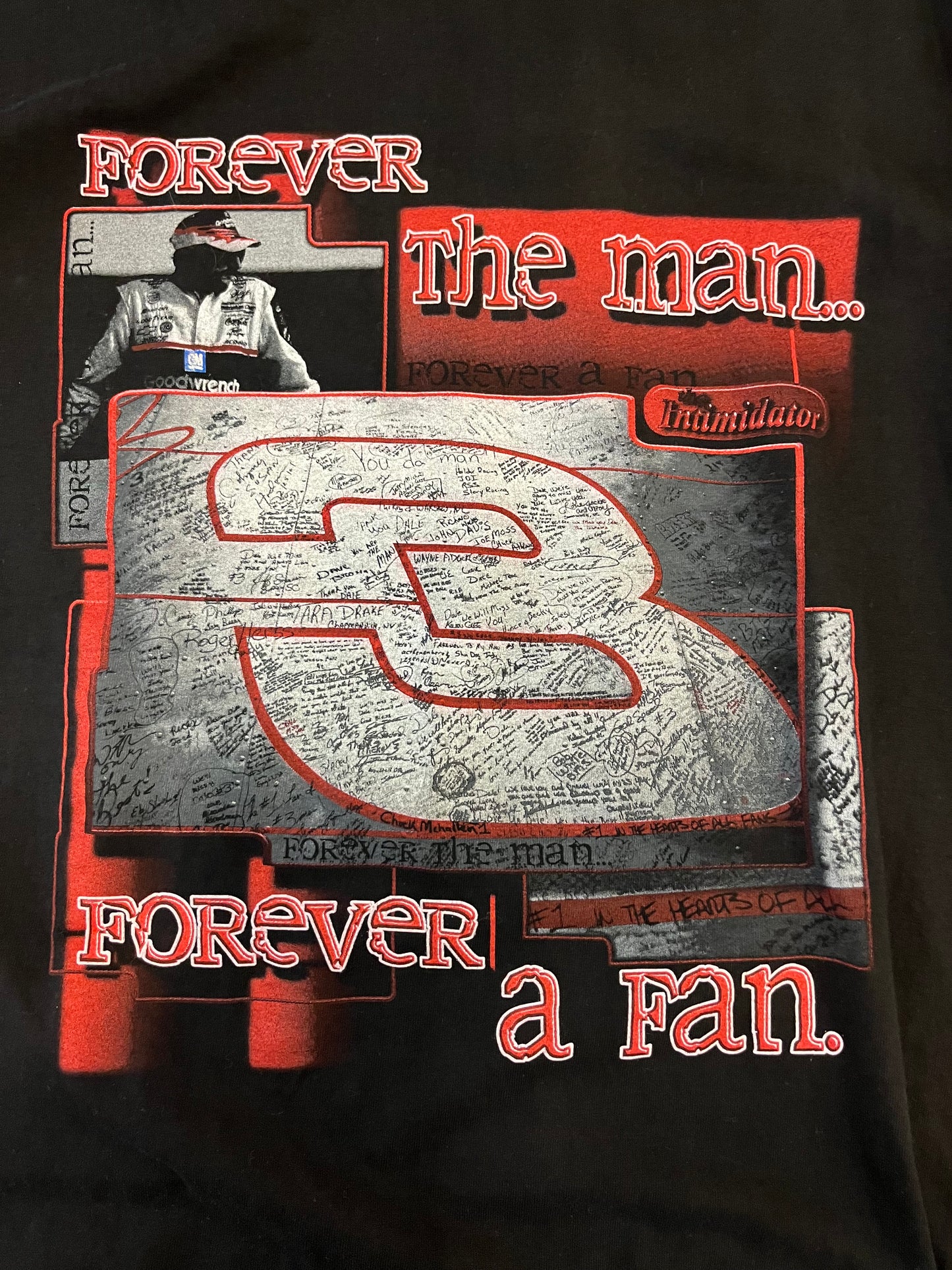 90s Dale Earnhardt "Forever The Man" Graphic Tee (XXL)