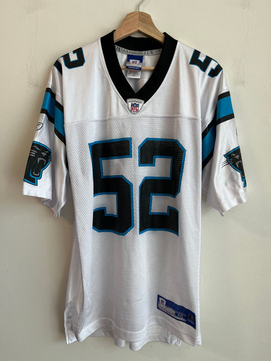 2000s Carolina Panthers Jon Beason White Away Jersey (M)