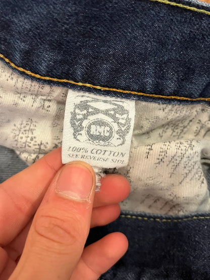 00s Embroidered Baggy Jester Jeans (36 x 28)