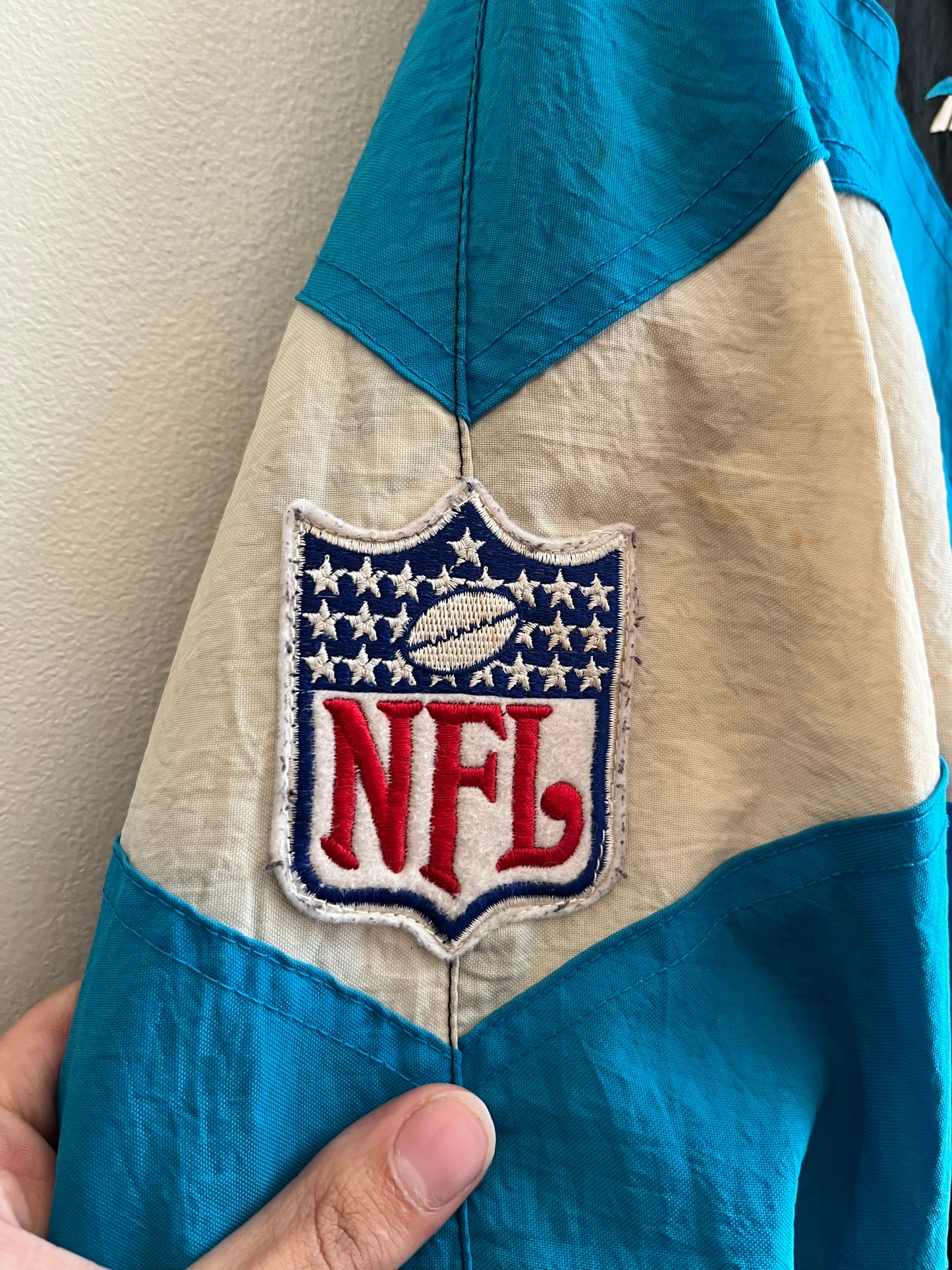 90s Carolina Panthers NFL Reebok Pro Line Windbreaker (L)