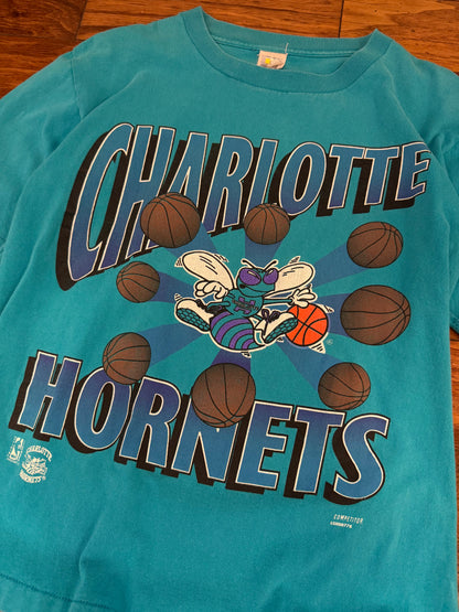 90s Charlotte Hornets "Don't Bug Me" Breakthrough Tee (M)