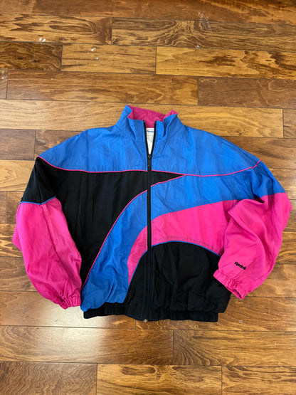 00s Reebok Blue/Purple/Black Windbreaker (L)