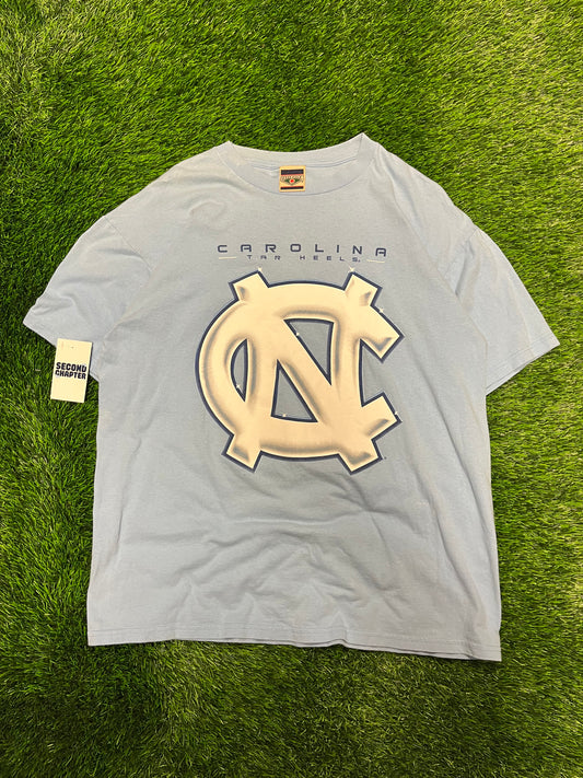 90s University of North Carolina (UNC) Vintage Glossy Logo Tee (XL)