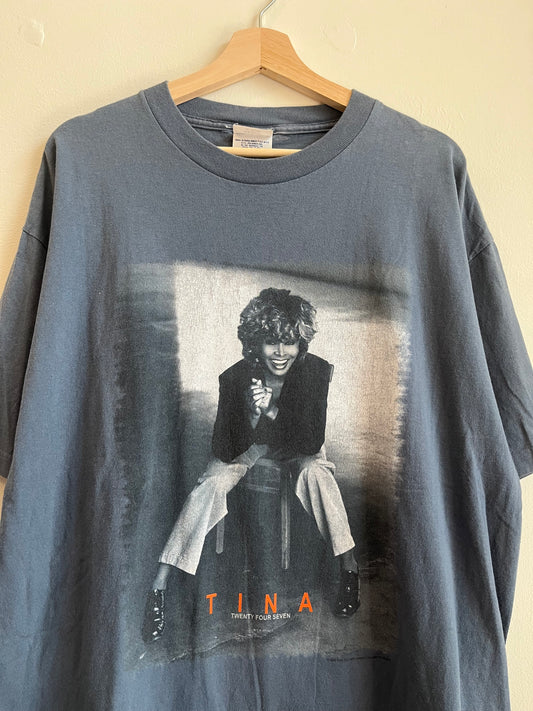 2000 Tina Turner Twenty Four Seven Tour Concert Music Tee (XL)