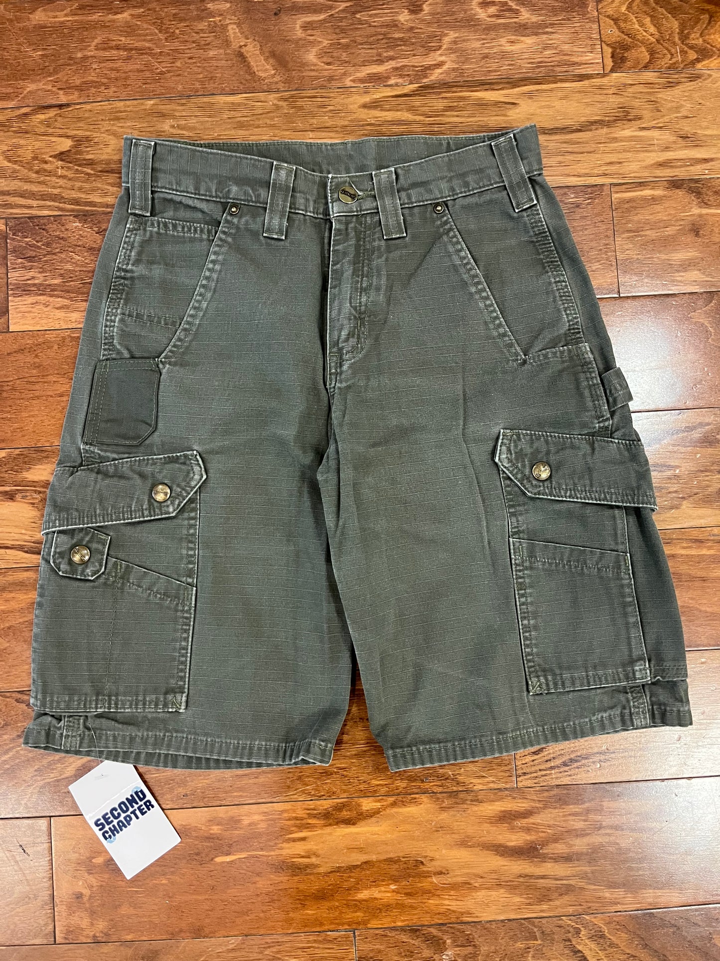 2016 Carhartt Moss Cargo Shorts (28)