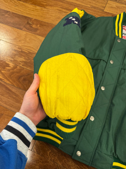 90s Green Bay Packers Nutmeg Puffer Jacket (M)