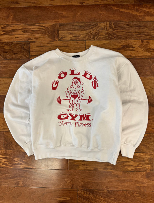 2021 Gold's Gym Merry Fitness Christmas Crewneck (M)