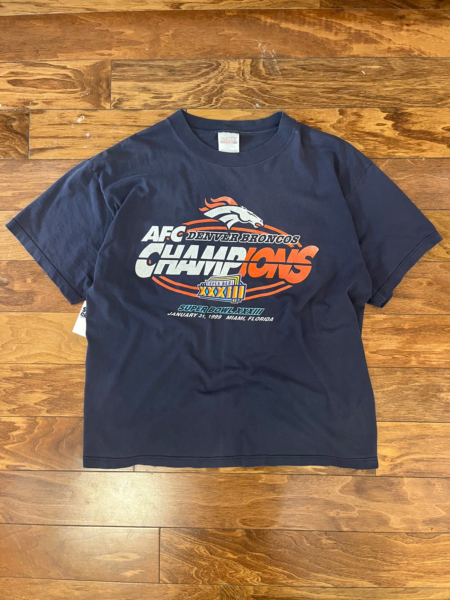1999 Denver Broncos AFC Champions Tee (XL)