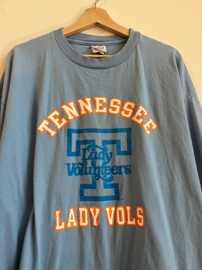 90s Tennessee Lady Vols Vintage Champion Cropped Tee (XL)