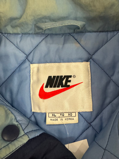 90s Nike Blue Puffer Jacket (XL)
