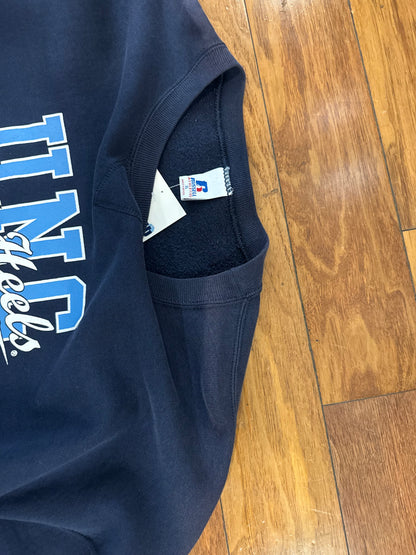 90s UNC Tar Heels Vintage Russell Crewneck (XL)