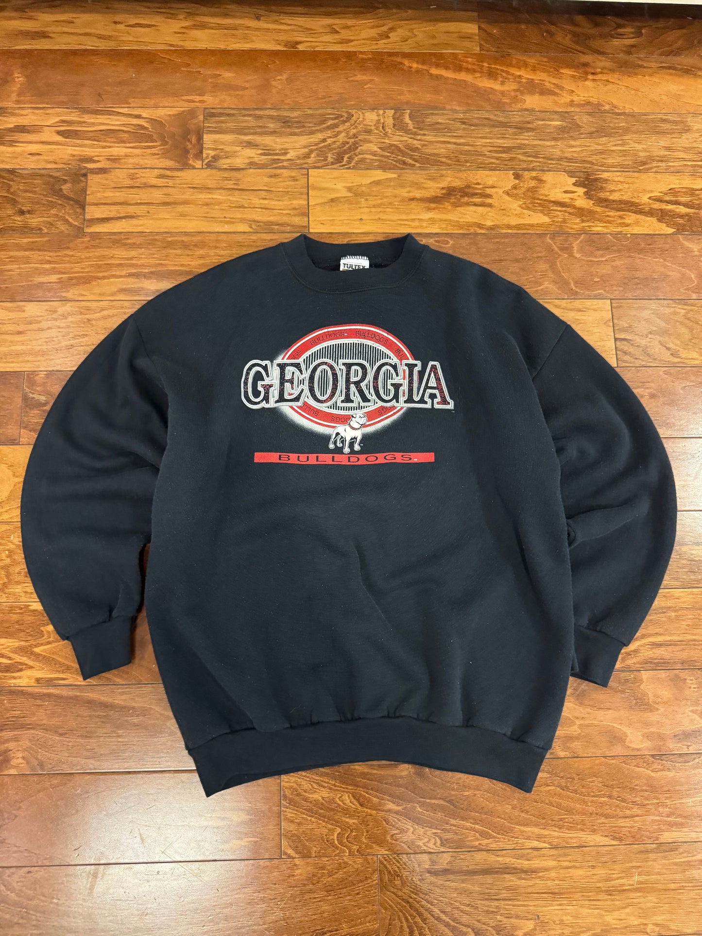 90s University of Georgia Bulldogs Spell Out Vintage Crewneck (XL)