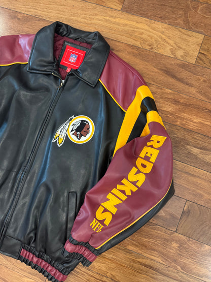 00s Washington Redskins NFL Leather Jacket (M)