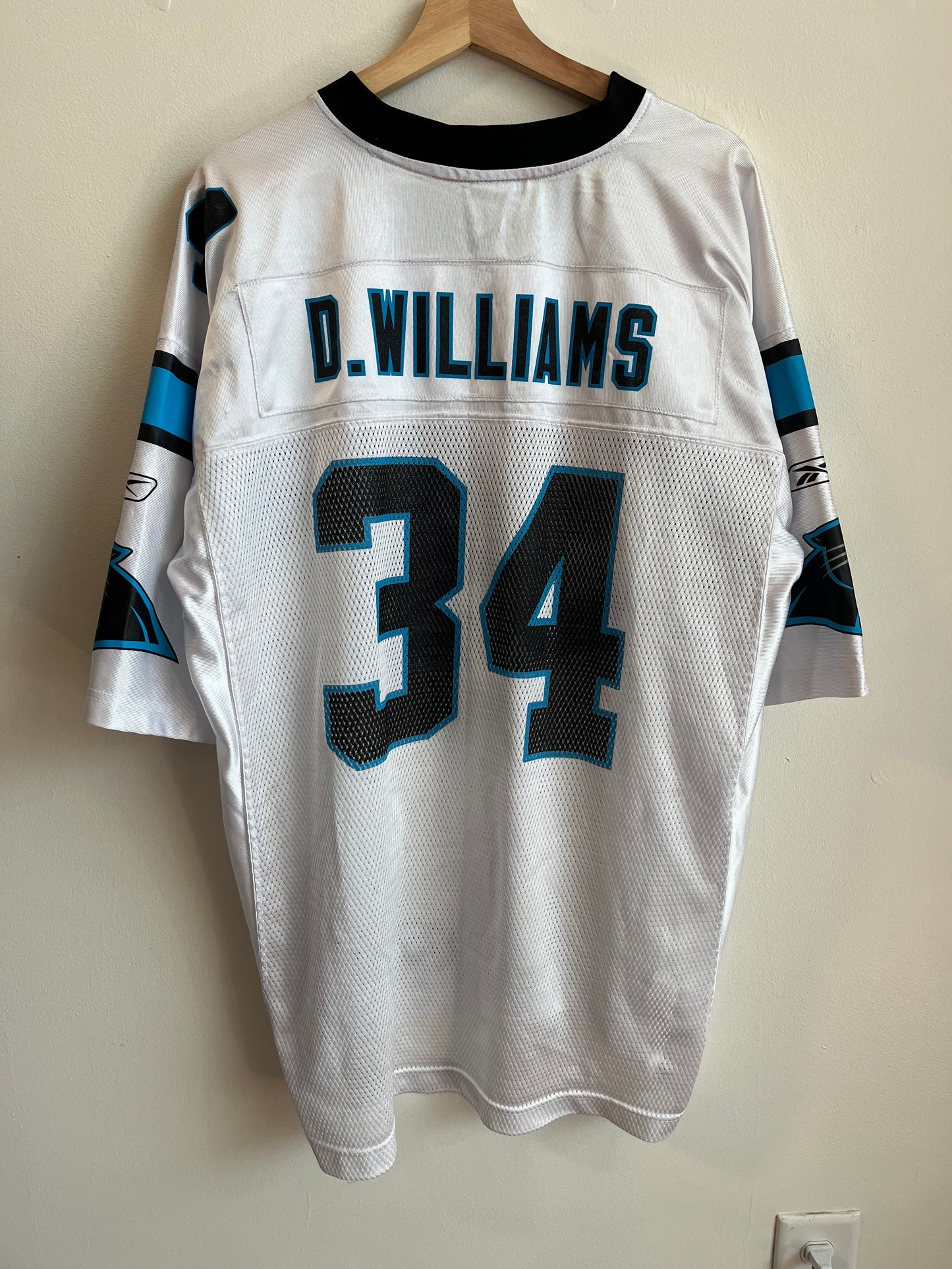 2010s Carolina Panthers DeAngelo Williams Reebok Away Jersey (XL)