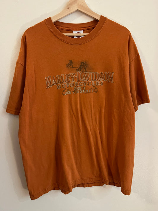 2009 Harley Davidson Smokin Orange Tee (XL)